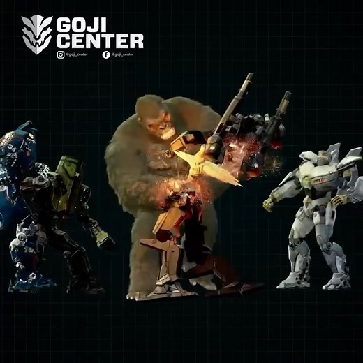 GojiCenter | Kaiju, Dinosaurs, Beasts on Instagram: "Have you seen Pacific Rim jaegers vs MV kaiju yet? Go check it out on our YouTube channel and let us know which kaiju you want to see next. Also go follow and subscribe to @kingkong19100 for helping us piece this masterpiece together! #godzillavskong #pacificrim #gvkorigins #godzillavskongorigins #monsterverse #kaiju #obsidianfury #kingkongvsgodzilla #kingkong #godzillasingularpoint"