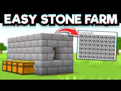 Minecraft AFK Stone Generator - 9,800 per Hour!