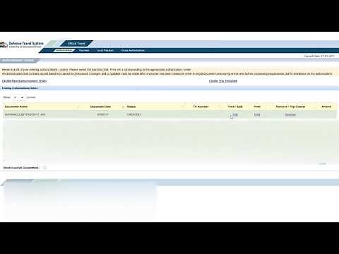 Defense Travel System (DTS): Uploading Substantiating Records