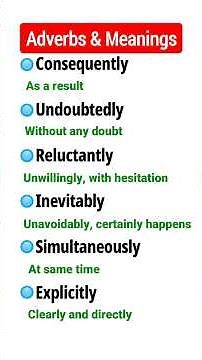 Adverbs in English Grammar | Learn English Easily #adverbs #englishgrammar #esl