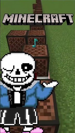 Megalovania made in Minecraft note blocks #minecraft #megalovania #undertale