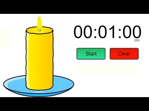 🔥 1 Minute Candle Timer.