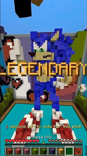 legendary sonic build! #buildbattle #minecraft #speed