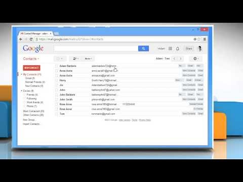 How to delete a Contact in Gmail®