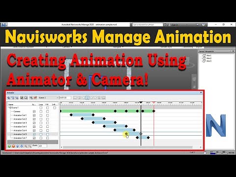 Navisworks Manage Animation Using Animator | Navisworks Animation Moving Objects