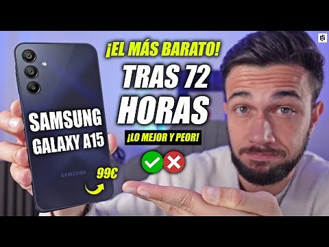 Lo MEJOR y PEOR!🔥SAMSUNG GALAXY A15 tras 3 DÍAS de USO
