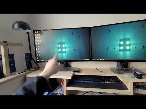 Dual monitor HDMI switch for MAC and PC.