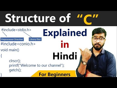 Understanding the Structure of C | C Language Course | By Rahul Chaudhary