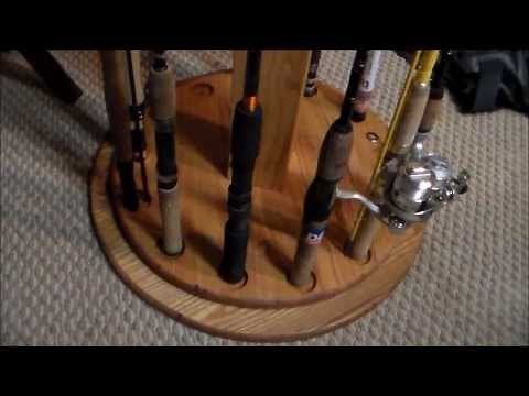Rotating Fishing Rod Holder