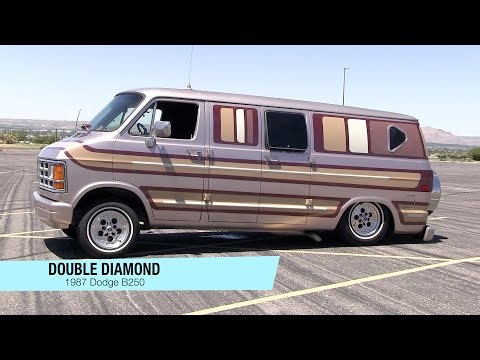 1987 Dodge B250 8 Door Bagged Van. "DOUBLE DIAMOND"