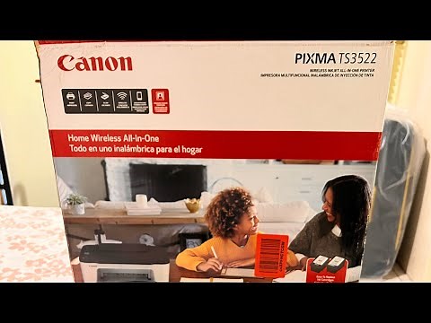 Cannon Wireless Pixma TS3522 Printer/Scanner Setup Tutorial