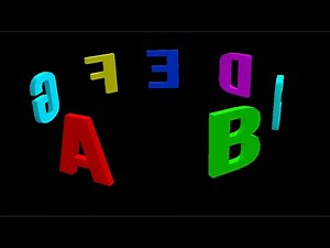 Learn English Alphabets With 3D Letters | 3D Alphabets Animation For Kids Education