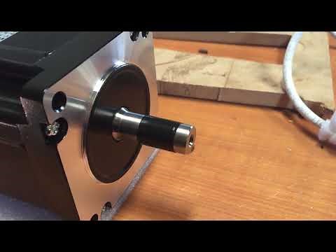 AXBB-E Ethernet UCCNC motion control test with closed loop stepper motor