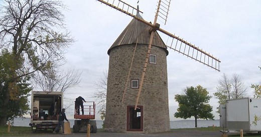 Historic Pointe-du-Moulin windmill restored to its former glory