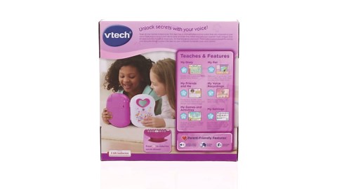 VTech Pink Secret Safe Girls Diary Colour - Secret Diary for Girls, Educational Toy with Games, MP3 Connection & More - Gifts for Girls Age 5, 6, 7+ Year Olds, Pink, 4.2 x 17.5 x 20 cm