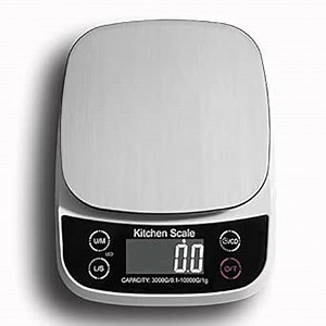 Digital Kitchen Scale, Food Scale for Kitchen, 22lb/10kg Scales Digital Weight Grams and OZ, 0.1 Gram Accuracy, Readout Lock& Count Down Function, Washable