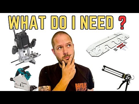 What tools do you need to install kitchen worktops