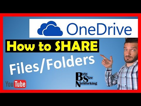 How to SHARE files ONEDRIVE - Sharing files and folders using onedrive