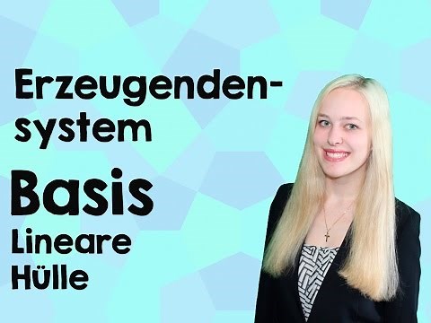 Generating system, basis, linear shell