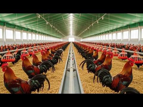 Raising Broiler Chickens - How to Raise Millions of Chickens for Meat Every Year