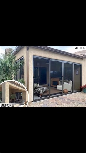 7.6K views · 36 reactions | If you have a patio, deck or porch that is rarely used due to weather or bugs, consider enclosing it! Patio Enclosures can enclose just about any space with either a screen or glass system so you can still enjoy maximum views and the breeze without the bugs or exposure to the elements. View our photos and get inspiration for your enclosed porch https://bddy.me/48UsaU7 | Patio Enclosures | Facebook