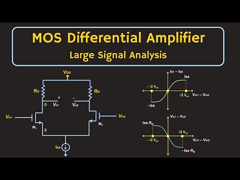 MOSFET - Differential Amplifier (Large Signal Analysis)