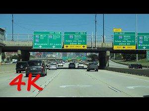 ⁴ᴷ Drive from Northwest Indiana to Chicago Loop westbound [4K VIDEO]