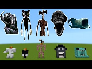 NEVER SPAWN, Scp 096, Cartoon Cat, Siren Head, Scp-67 & The Bloop in Minecraft