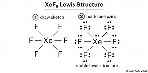 XeF6 Lewis structure - Learnool