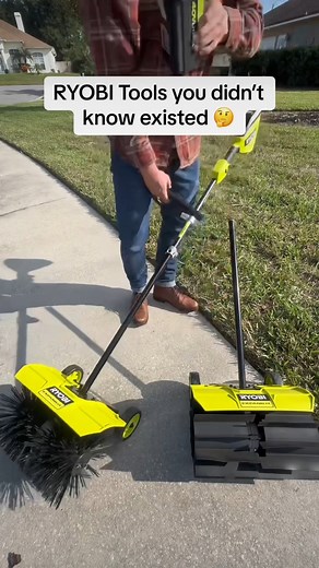 Save money, time, and space with the EXPAND-IT Attachment System. 🙌 Easily transform your attachment-capable string trimmer into an edger, cultivator, brush cutter and more with our universal EXPAND-IT attachments. Shop the EXPAND-IT Sweeper and our full lineup of EXPAND-IT attachments >> bit.ly/47YzBci | RYOBI TOOLS USA