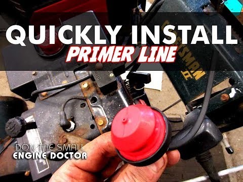 Snowblower Primer Line Replacement