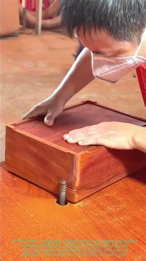 Craftsman Shapes a Wooden Box with Precision — Pure Skill at Work.