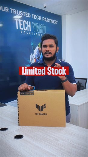 🔥 ASUS TUF A16 – POWER THAT NEVER QUITS! 🔥 🎮 Negombo’s GAMING BEAST is HERE! ඔයා serious gaming 💥, editing 🎥, designing 🎨, coding 💻 කරන්නෙ නම් ASUS TUF A16 is the PERFECT machine for you 💪 ⚡ AMD Ryzen Performance 🎮 Next-Gen Graphics – Smooth Gaming Guaranteed 🖥️ 16” FHD Display | High Refresh Rate 🛡️ Military-Grade Durability (TUF Certified) ❄️ Advanced Cooling – No Overheating, No Limits 🔥 Ultra-Fast | Ultra-Strong | Built to Win 🔥 Gaming, streaming, office work, or content creatio