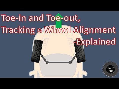 Toe-in and Toe-out, Wheel alignment Explained - How it works.