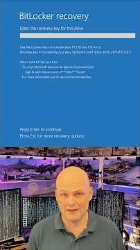 BitLocker Recovery & Where To Find And Backup Your Keys #windows11 #shorts