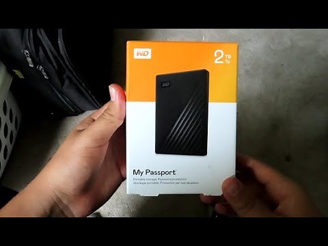 WD My Passport 2TB! Unboxing, and Installation Guide, Full Review