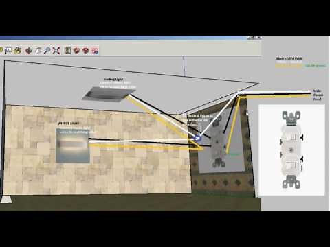 How to wire a Double Switch - Light Switch Wiring - Conduit