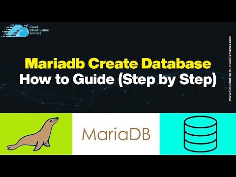 MariaDB Create Database - How to Guide (Step by Step Tutorial)