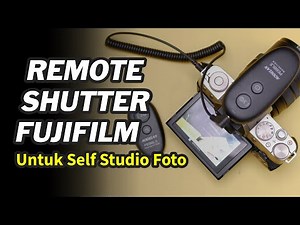 Cara Menyambungkan Remote Shutter Wireless ke Kamera Fujifilm - Aodelan Pebble - Self Studio Foto
