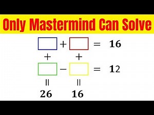 Impossible Algebra Problem - Hard Puzzles to solve with answers