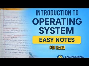 Introduction of Operating System | OS Basics | with notes | semistar exam
