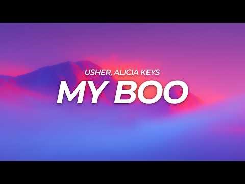 Usher - My Boo (Lyrics) ft. Alicia Keys