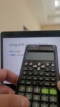 How to solve any equation using Shift Solve on your calculator