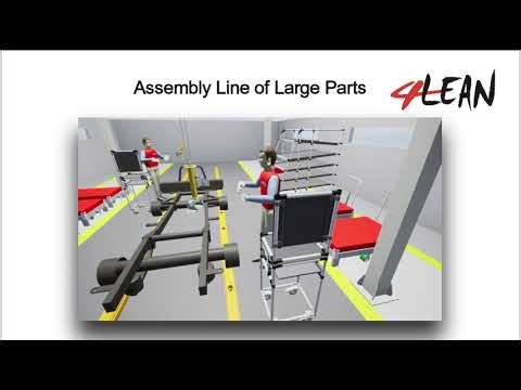 Lean Manufacturing - 4Lean - Production Line of Large Parts