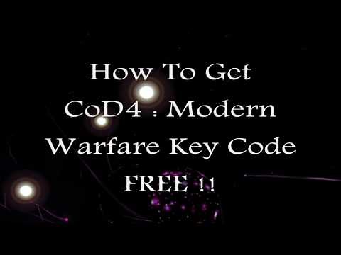 Get Call Of Duty 4 Modern warfare Free Key Code For Multiplayer