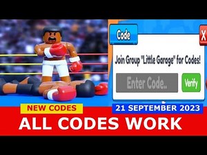*NEW CODES* [UPD] Boxing Clicker Simulator ROBLOX | ALL CODES | Sept. 21, 2023