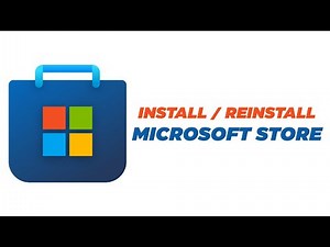 Install Or Reinstall Microsoft Store In Windows 10/ 11