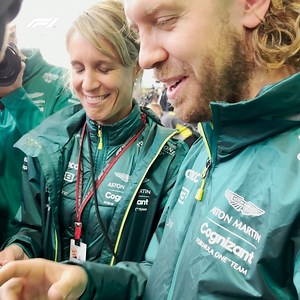 62K views · 39K reactions | Sebastian Vettel gets some retirement presents from a fan in this beautiful, wholesome interaction 梁 | F1 | Facebook