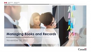 Managing Books and Records