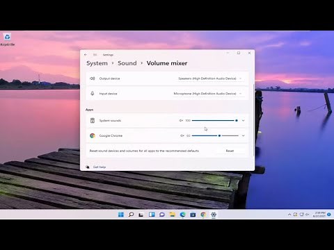 Windows 11: How to Change Sound Volume for Individual Apps